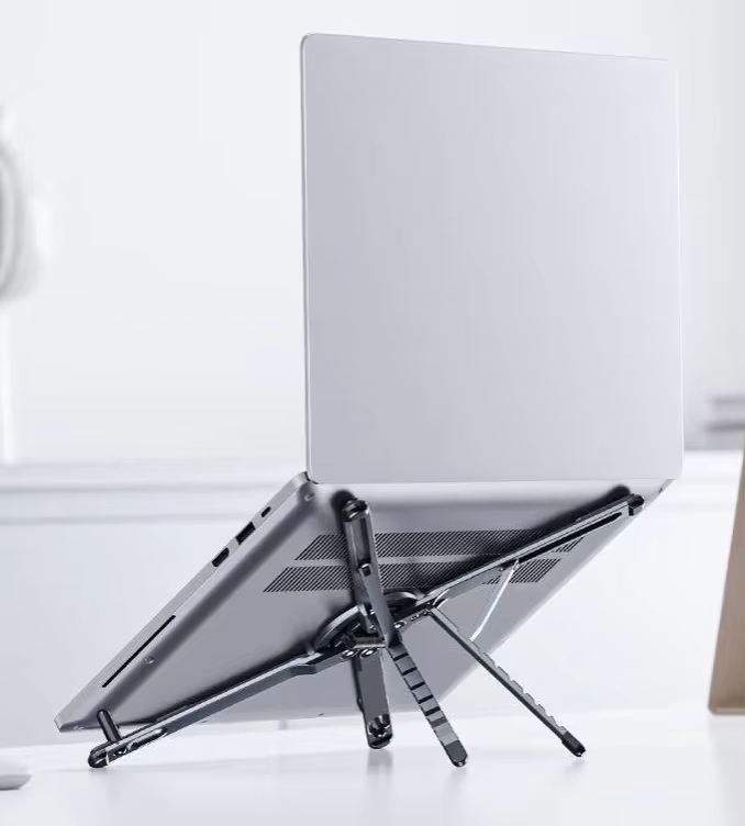 360° Adjustable Laptop Stand – حامل لابتوب ألمنيوم قابل للدوران
