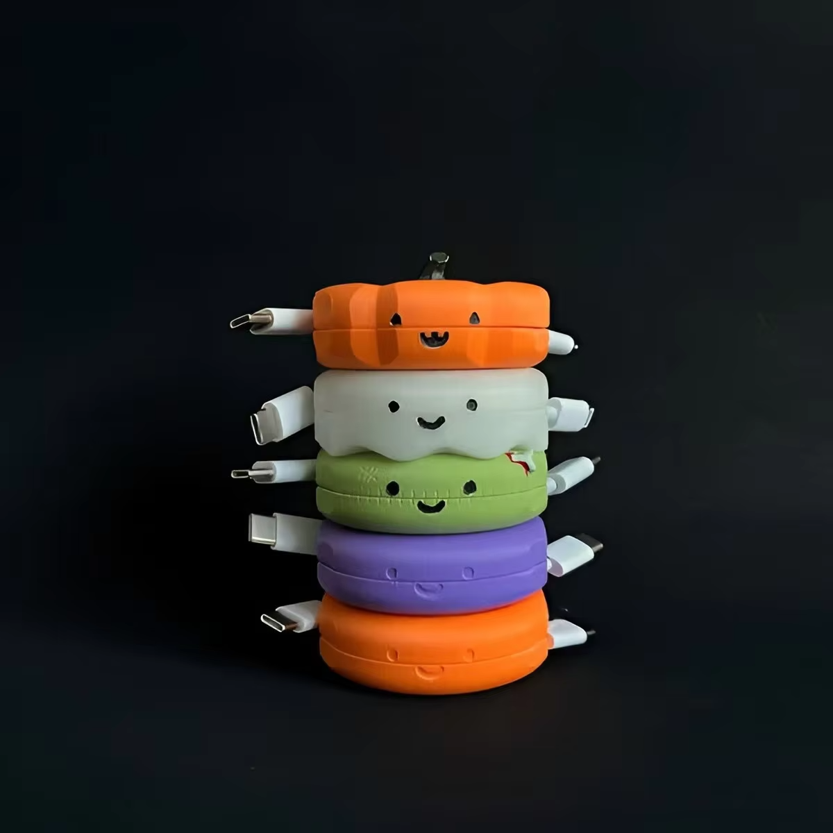 Halloween Magnetic Cable Pebble – منظم كابلات مغناطيسي